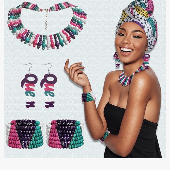 5 Pcs Women\'s African set